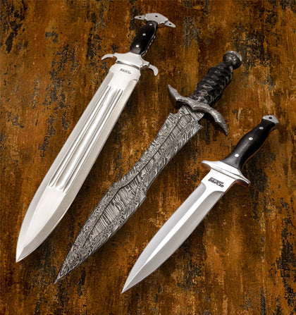 UK Custom daggers, boot knife, stiletto, commando, UK military knife