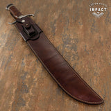 IMPACT CUTLERY 1-OF-A-KIND CUSTOM ART SWORD BOWIE KNIFE | ENGRAVED BLADE