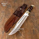 CROCODILE DUNDEE CUSTOM BOWIE KNIFE BY IMPACT CUTLERY UK
