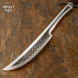 IMPACT CUTLERY 1-OF-A-KIND CUSTOM ART SWORD BOWIE KNIFE | ENGRAVED BLADE
