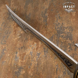 IMPACT CUTLERY 1-OF-A-KIND CUSTOM ART SWORD BOWIE KNIFE | ENGRAVED BLADE