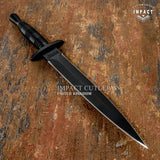 1-OF-A-KIND IMPACT CUTLERY CUSTOM D2 TOOL STEEL COMMONDO DAGGER KNIFE