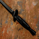 1-OF-A-KIND IMPACT CUTLERY CUSTOM D2 TOOL STEEL COMMONDO DAGGER KNIFE