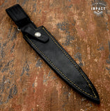 1-OF-A-KIND IMPACT CUTLERY CUSTOM D2 TOOL STEEL COMMONDO DAGGER KNIFE