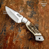 IMPACT CUTLERY RARE CUSTOM FULL TANG D2 SKINNING KNIFE