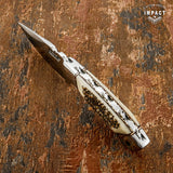 IMPACT CUTLERY RARE CUSTOM FULL TANG D2 SKINNING KNIFE