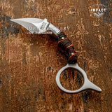 IMPACT CUTLERY CUSTOM D2 MINIATURE KARAMBIT KNIFE