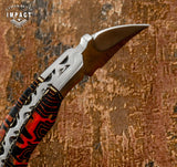 IMPACT CUTLERY CUSTOM D2 MINIATURE KARAMBIT KNIFE
