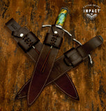 CUSTOM MEDIEVAL KNIGHT SWORD DAGGER | IMPACT CUTLERY UK