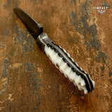 IMPACT CUSTOM DAMASCUS BUSHCRAFT SKINNING KNIFE