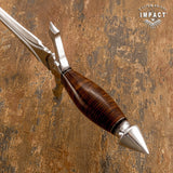 APOLLO ASTRAL ATHLATO CUSTOM FULLER SWORD DAGGER KNIFE STACKED LEATHER HAND MADE BY IMPACT CUTLERY UK