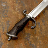 IMPACT CUTLERY 1-OF-A-KIND CUSTOM ART FULLER BOWIE KNIFE WENGE WOOD HANDLE