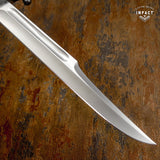 IMPACT CUTLERY 1-OF-A-KIND CUSTOM ART FULLER BOWIE KNIFE WENGE WOOD HANDLE