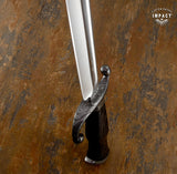 IMPACT CUTLERY 1-OF-A-KIND CUSTOM ART FULLER BOWIE KNIFE WENGE WOOD HANDLE