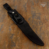 IMPACT CUTLERY 1-OF-A-KIND CUSTOM ART FULLER BOWIE KNIFE WENGE WOOD HANDLE