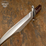 1-OF-A-KIND IMPACT CUTLERY CUSTOM BOWIE KNIFE LAMINATED EXOTIC WOOD HANDLE
