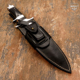 1-OF-A-KIND RARE IMPACT CUTLERY CUSTOM SUB HILTED DAGGER KNIFE BULL HORN HANDLE