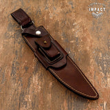 IMPACT CUTLERY 1-OF-A-KIND CUSTOM BOWIE KNIFE BURL WOOD HANDLE