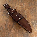 IMPACT CUTLERY 1-OF-A-KIND CUSTOM BOWIE KNIFE BURL WOOD HANDLE