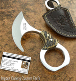 IMPACT CUTLERY RARE CUSTOM MINIATURE NECK SKINNING KNIFE