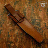 UK Custom bowie knife, Antique Stag Antler, Custom Damascus knife, Crown Antler