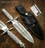 IMPACT CUTLERY RARE CUSTOM D2 STEEL DAGGER KNIFE