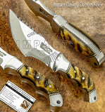 IMPACT CUTLERY RARE CUSTOM NECK MINIATURE TRACKER KNIFE