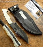 UK CUSTOM KNIFE, BLACK POWDER COATED