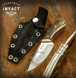 UK Custom bushcraft knife Stag Antler
