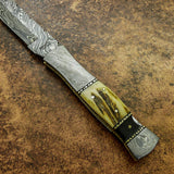 Buy UK Custom Damascus Knife, UK Folding Knife, UK Pocket Knife, UK Lock Back Knife