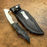 UK CUSTOM KNIFE, BLACK POWDER COATED