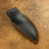 IMPACT CUTLERY UK CUSTOM DAMASCUS MINIATURE NECK KNIFE