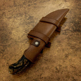 UK Custom Leather Sheath, UK Custom Tracker Leather Sheath