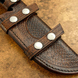 UK Custom Leather Sheath, UK Custom Tracker Leather Sheath