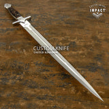 IMPACT CUSTOM FULL TANG FULLER 26.70 "DAGGER KNIFE SWORD