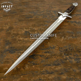 IMPACT CUSTOM FULL TANG FULLER 26.70 "DAGGER KNIFE SWORD