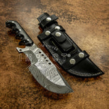 UK Damascus Tracker Knife