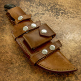 UK Custom Leather Sheath, UK Custom Tracker Leather Sheath