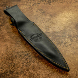 buy Uk custom leather sheath boot knife dagger