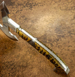 Custom fileworked spine, uk custom hatchet tomahawk axe