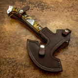 UK Custom Leather sheath, leather works, Hatchet Leather sheath, axe custom leather sheath