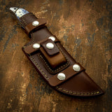 UK Custom Leather Sheath, UK Custom Tracker Leather Sheath