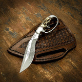 IMPACT CUTLERY RARE CUSTOM FULL TANG SKINNING MINIATURE KNIFE