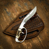 IMPACT CUTLERY RARE CUSTOM FULL TANG SKINNING MINIATURE KNIFE