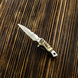 IMPACT CUTLERY RARE CUSTOM  FULL TANG NECK MINIATURE KNIFE
