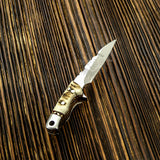 IMPACT CUTLERY RARE CUSTOM  FULL TANG NECK MINIATURE KNIFE