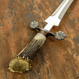 UK CUSTOM SPARTAN SWORD CROWN ANTLER