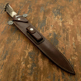 UK custom sword leather sheath maker. Leather work, custom swords leather sheath, leather scabbard UK