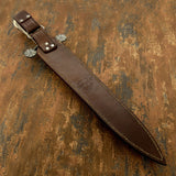 UK custom sword leather sheath maker. Leather work, custom swords leather sheath, leather scabbard UK