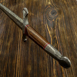 UK CUSTOM MEDIEVAL KNIGHT DAMASCUS SWORD